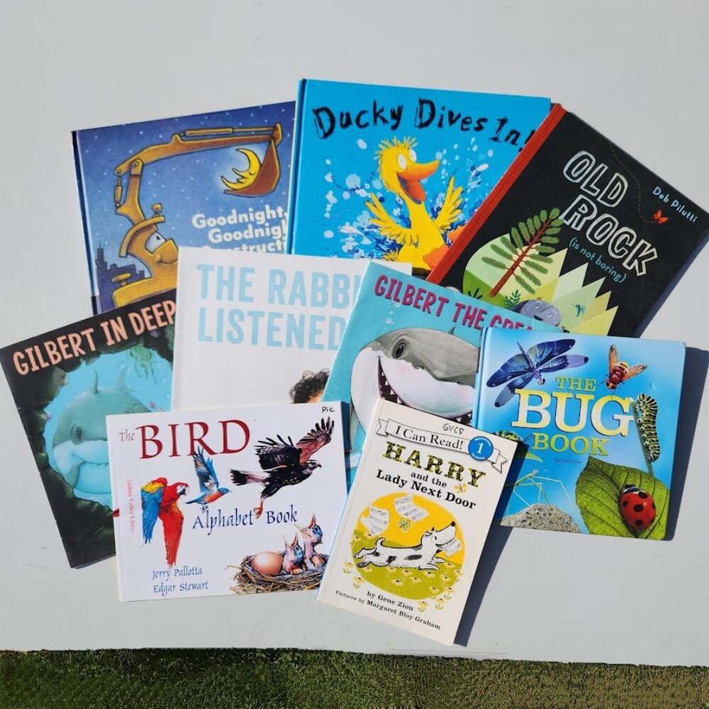 Children's Books Book Bundle Lot Set 9 Goodnight Construction Site Bug Book Gilb